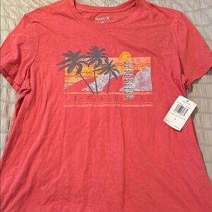 Hurley Women's Coral Graphic Tee
